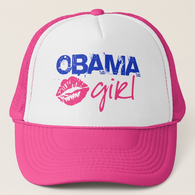 Obama Girl Trucker Hat (Front)