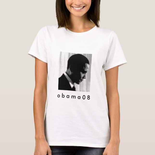 obama, halftone election tee (Front)
