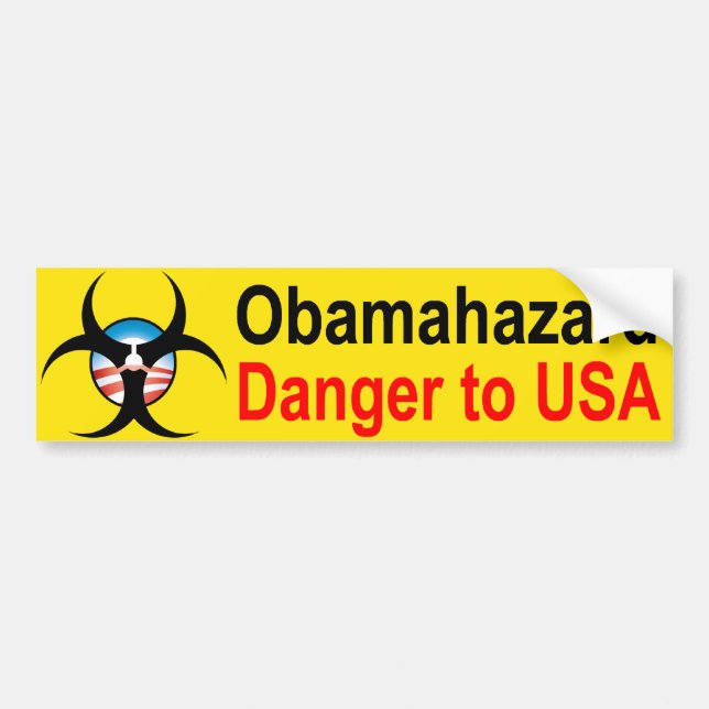 Obama Hazard bumper sticker (Front)