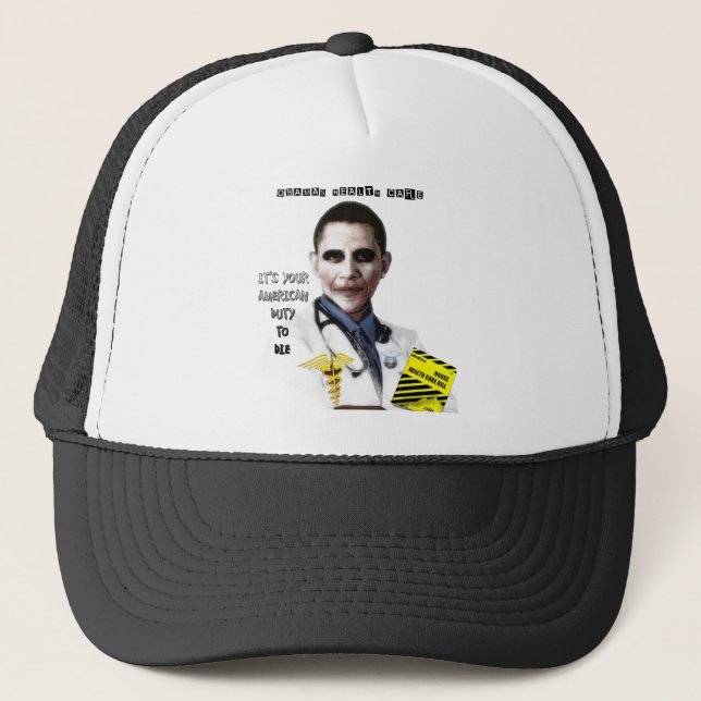 OBAMA HEALTH CARE TRUCKER HAT (Front)