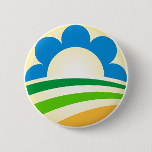 Obama Hippie Button