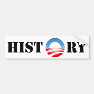 Obama History Bumper Sticker