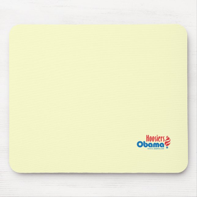 Obama Hoosiers Indiana Mousepad (Front)
