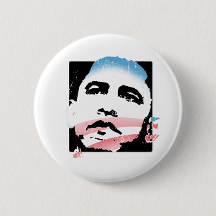 OBAMA: HOPE 6 CM ROUND BADGE