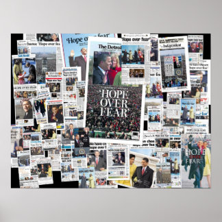 Obama: Hope Over Fear poster