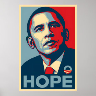 Obama Hope Poster Shepard Fairey Iconic Campaign