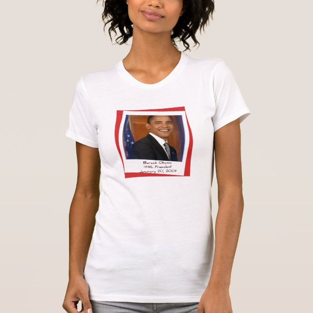 Obama Inauguration 2009 Souvenir Tee Shirt (Front)