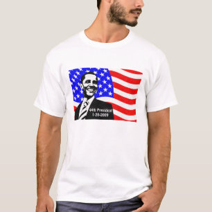 Obama Inauguration 2009 Souvenir Tee Shirt Men