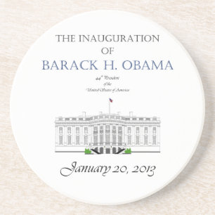 Obama Inauguration 2013 Coaster