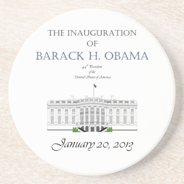 Obama Inauguration 2013 Coaster (Front)