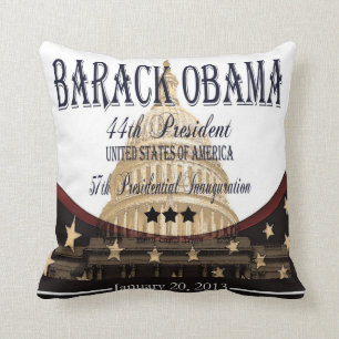 Obama Inauguration 2013 Commemorative Pillow