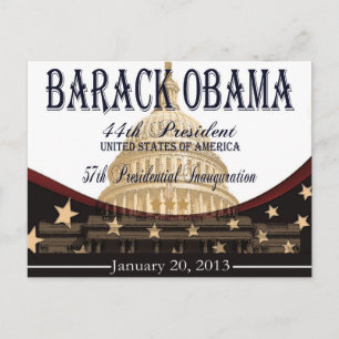 Obama Inauguration 2013 Commemorative Post Cards
