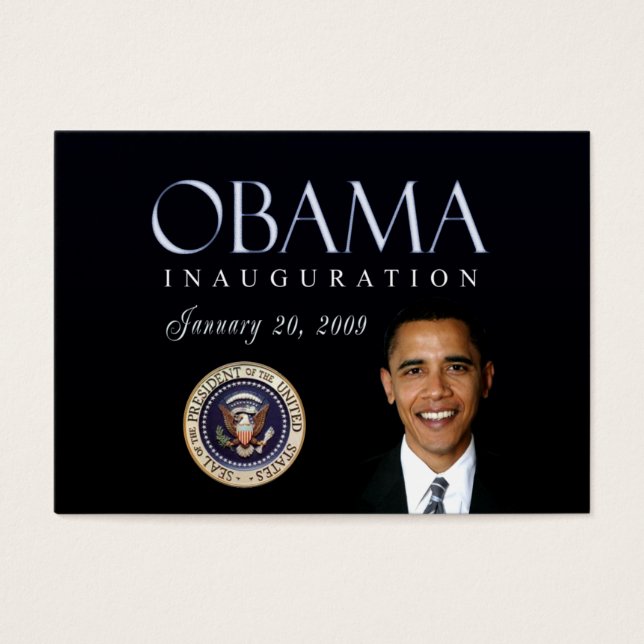 Obama Inauguration cards (Front)