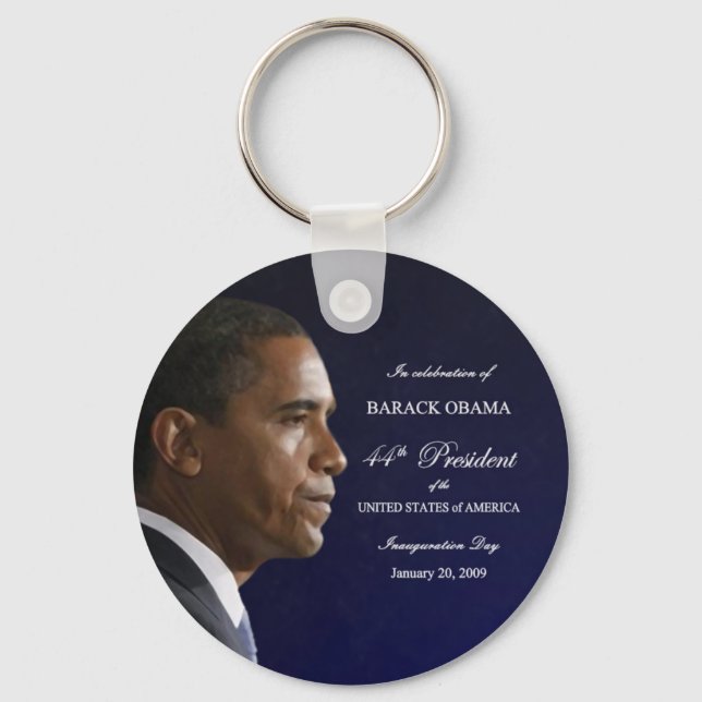 Obama Inauguration Celebration Keychain (Front)