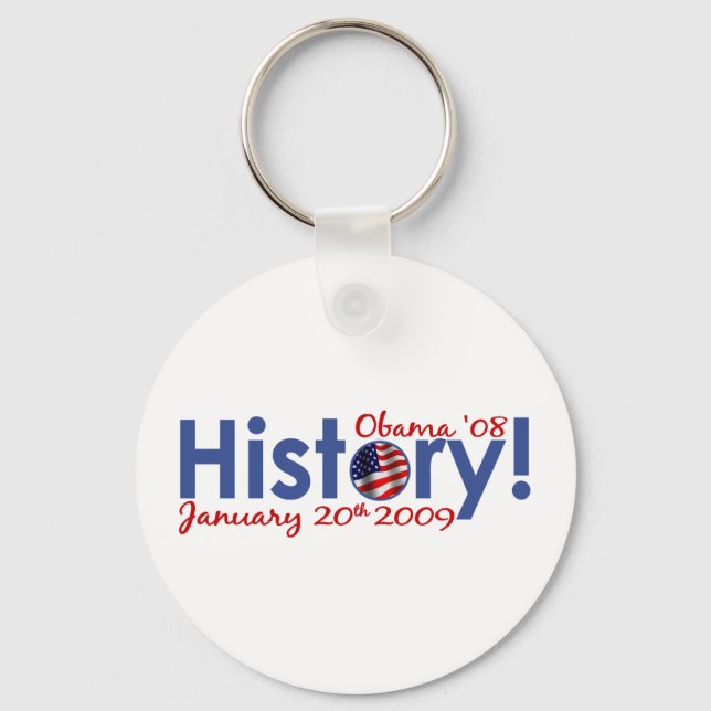 Obama Inauguration Day Key Ring (Front)