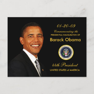 Obama Inauguration Party Invitation - Formal Postcard