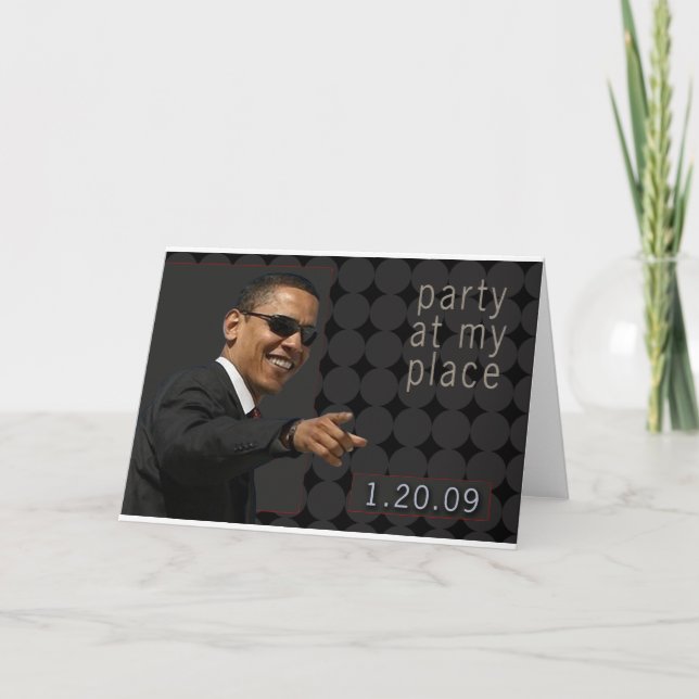 Obama Inauguration Party Invite (Front)