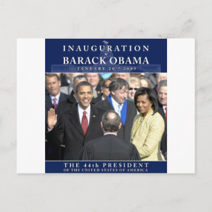 Obama Inauguration Photo Postcard