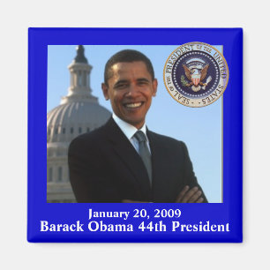 Obama Inauguration souvenir Magnet