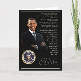 Obama inspiration card