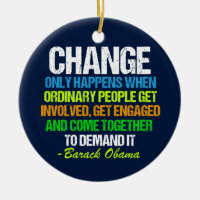 Obama Inspirational Speech Quote Change