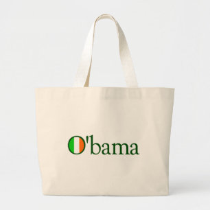Obama Irish Large Tote Bag