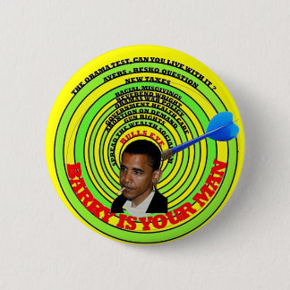 obama is your man 6 cm round badge