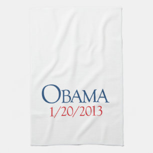 OBAMA JANUARY 20 -.png Tea Towel