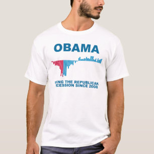 Obama Job Growth Graph T-Shirt