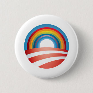 Obama LGBT 6 Cm Round Badge