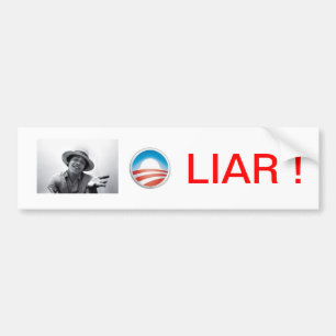 OBAMA LIAR Bumper Sticker