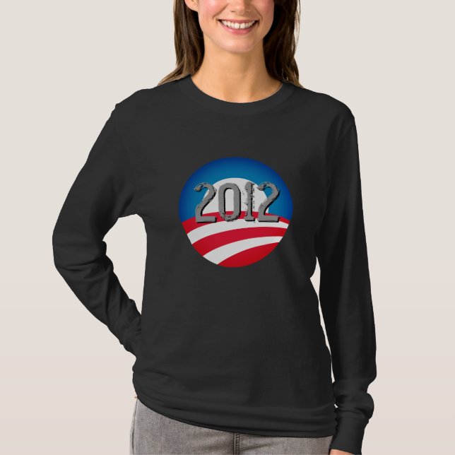 Obama Logo 2012 Campaign Commemorative T-Shirt (Front)