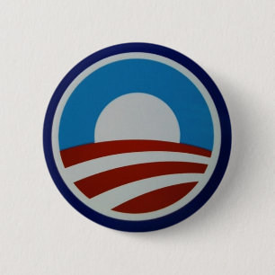 Obama-logo-712385 6 Cm Round Badge
