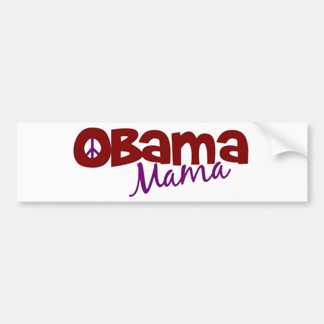 Obama Mama Bumper Sticker (Front)