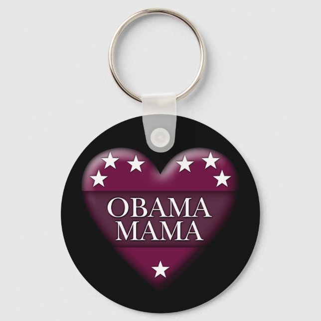 obama mama key ring (Front)