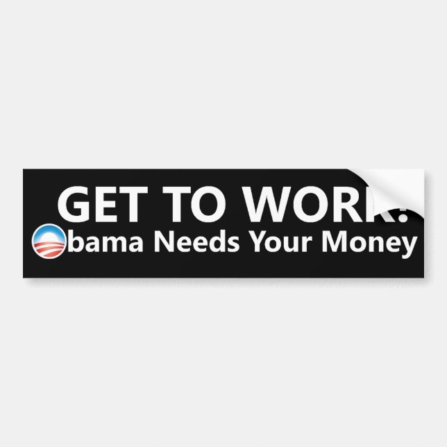 Obama Money Bumper Sticker (Front)