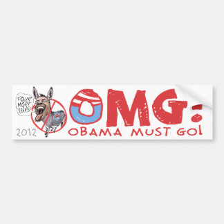 Obama Must Go 2012 Bumper Sticker