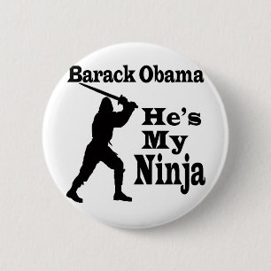 Obama My Ninja 6 Cm Round Badge