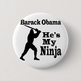Obama My Ninja 6 Cm Round Badge