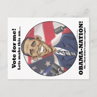 Obama-Nation Postcard