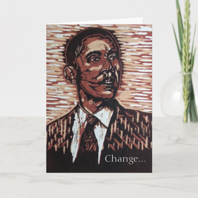 Obama New Year's Greeting Card (Front)