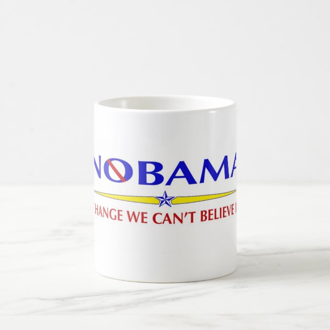 Obama  NOBAMA Coffee Mug (Center)