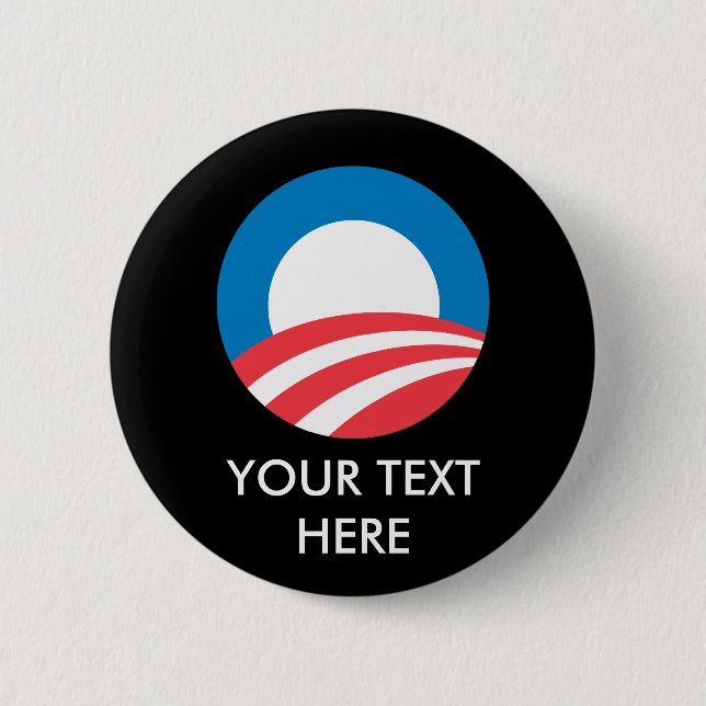 OBAMA_O_ 6 CM ROUND BADGE (Front)