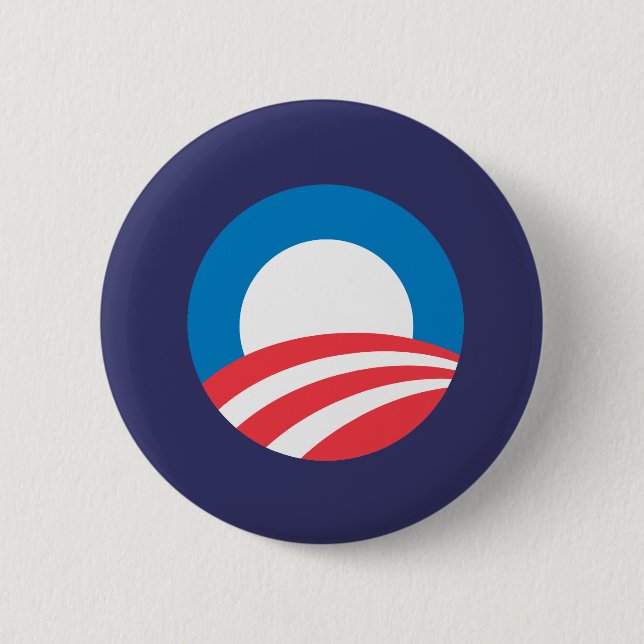 Obama O 6 Cm Round Badge (Front)