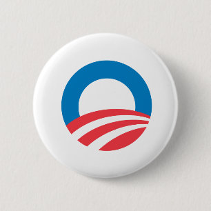 Obama O 6 Cm Round Badge