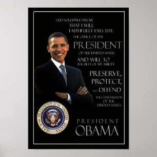Obama Oath of Office Poster