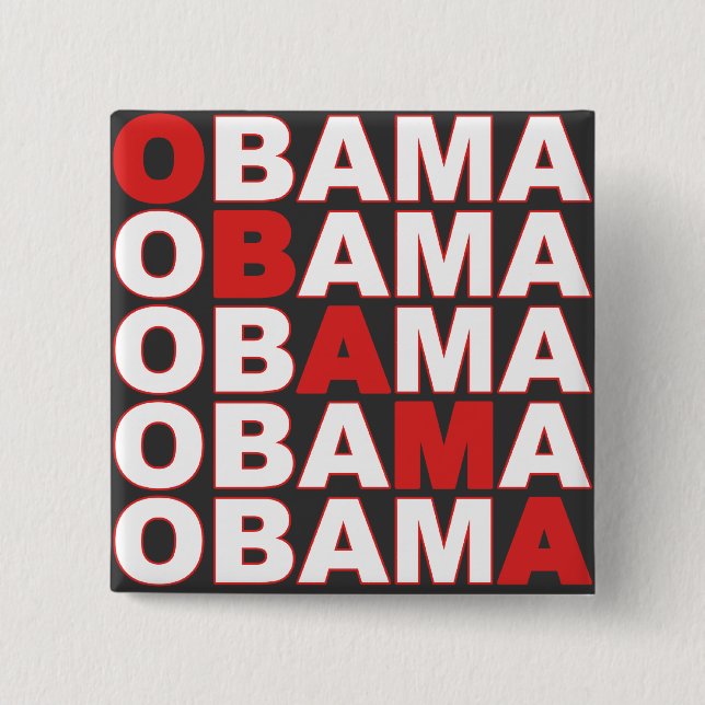 Obama Obama Button (Front)