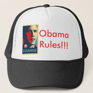 Obama, Obama Rules!!! Trucker Hat