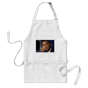 Obama "On Changing" Wisdom Quote Gifts & Tees Standard Apron