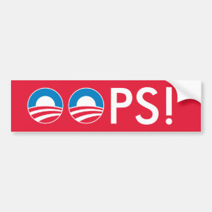 Obama OOPS! Bumper Sticker